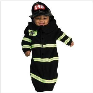 Rubie's Black and Yellow Baby Firefighter Costume